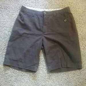 Stretch waist bermuda shorts